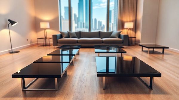 7 tables basses modernes pour embellir votre intérieur